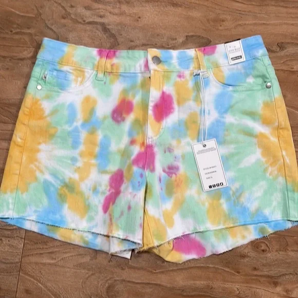 Judy Blue Tie-Dye Women's Shorts - Picture 3 of 4